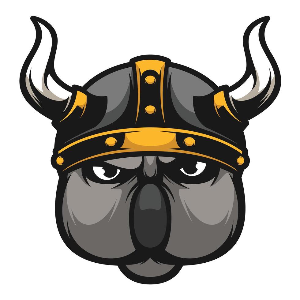 coala viking mascote vetor