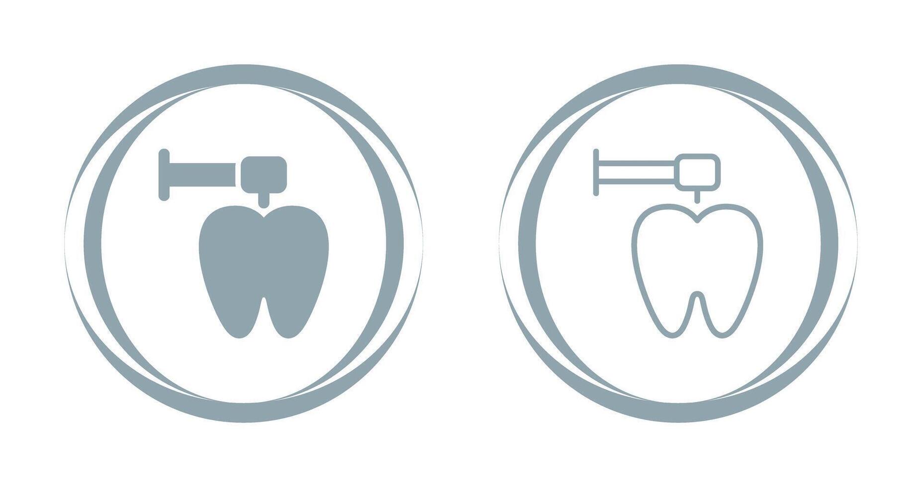 ícone de vetor de dente