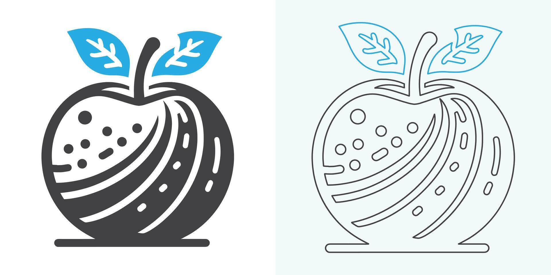 maçã ícone definir. maçã vetor ícone. maçã símbolos para seu rede Projeto. ícone logotipo, aplicativo, ui. maçã ícone vetor ilustração