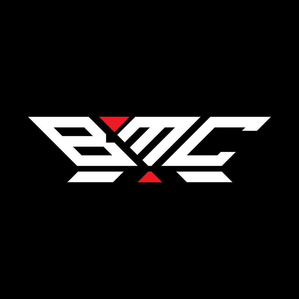 bmc carta logotipo vetor projeto, bmc simples e moderno logotipo. bmc luxuoso alfabeto Projeto