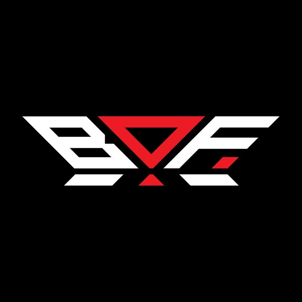 bof carta logotipo vetor projeto, bof simples e moderno logotipo. bof luxuoso alfabeto Projeto