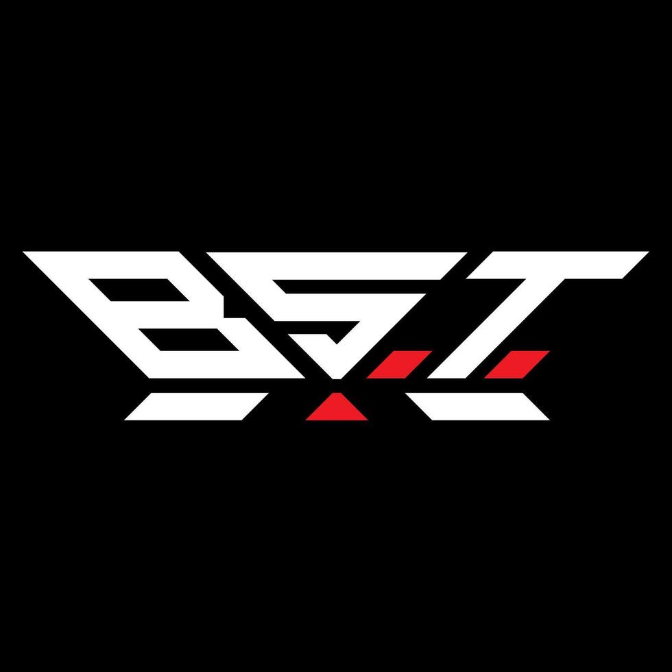 bst carta logotipo vetor projeto, bst simples e moderno logotipo. bst luxuoso alfabeto Projeto