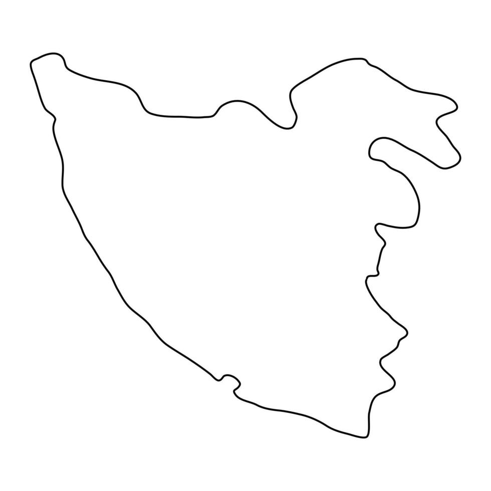 galle distrito mapa, administrativo divisão do sri lanka. vetor ilustração.