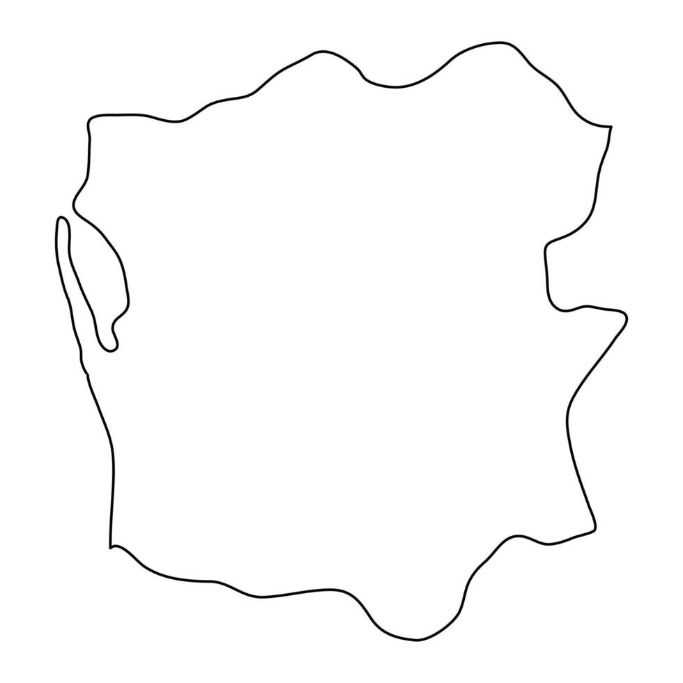 gampaha distrito mapa, administrativo divisão do sri lanka. vetor ilustração.