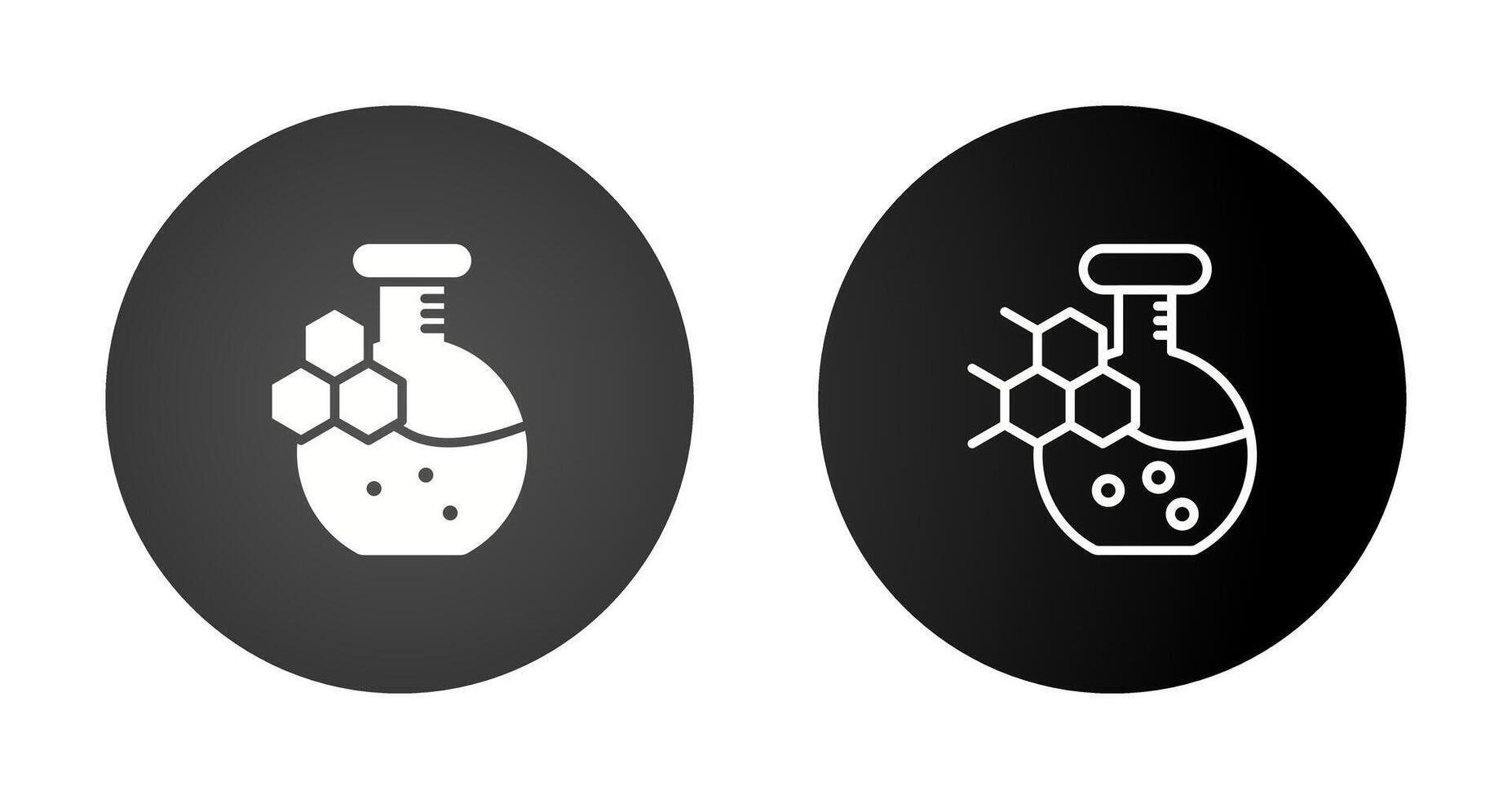 química conjunto vetor ícone