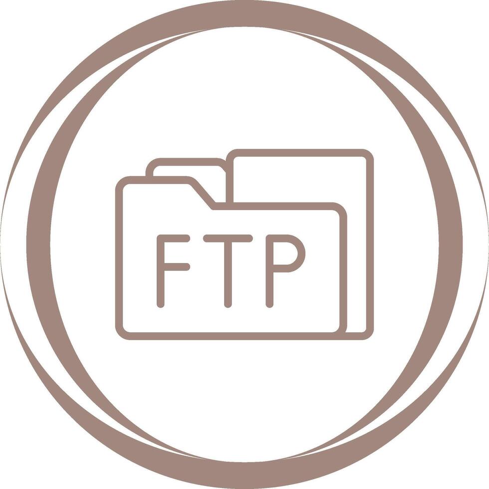 ftp Acesso vetor ícone