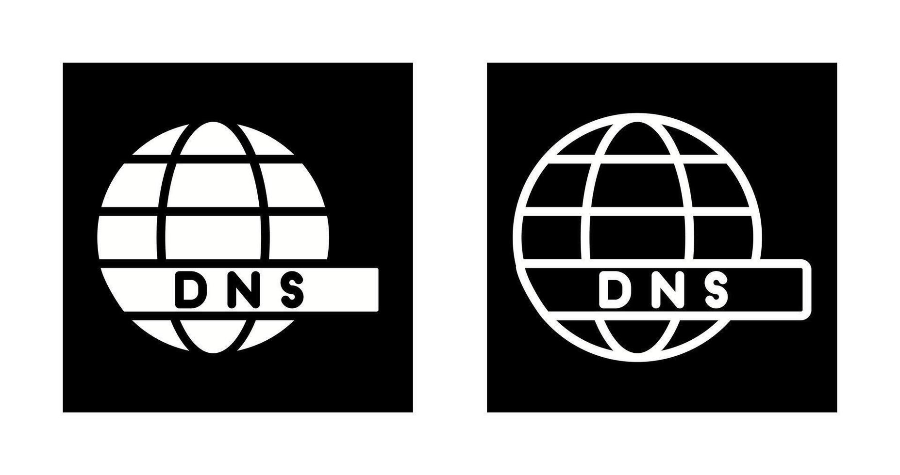 dns servidor vetor ícone