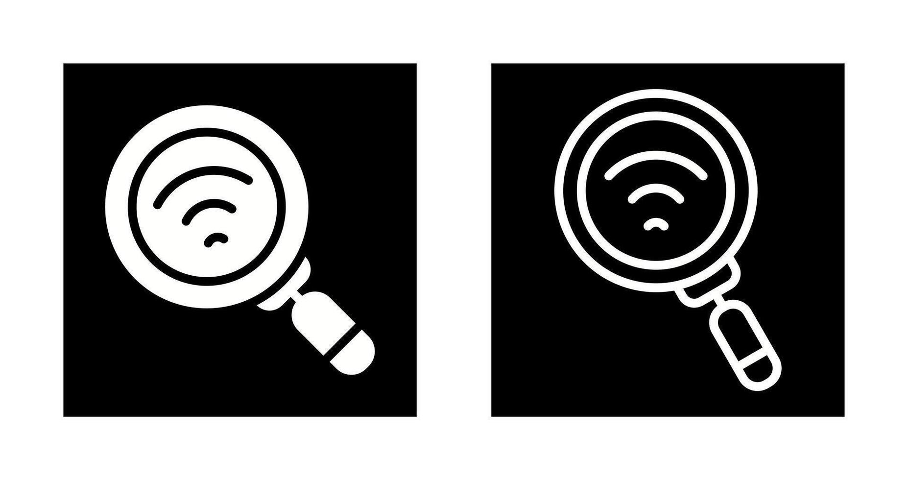 Wi-fi analisador vetor ícone