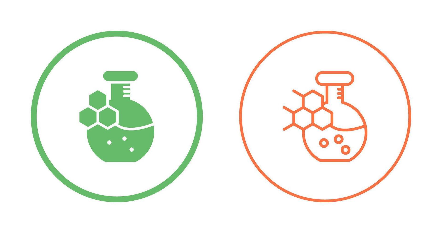 química conjunto vetor ícone