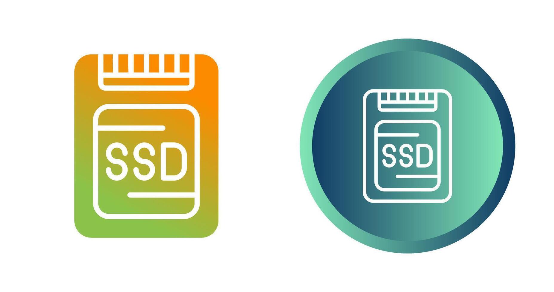 ícone do vetor ssd