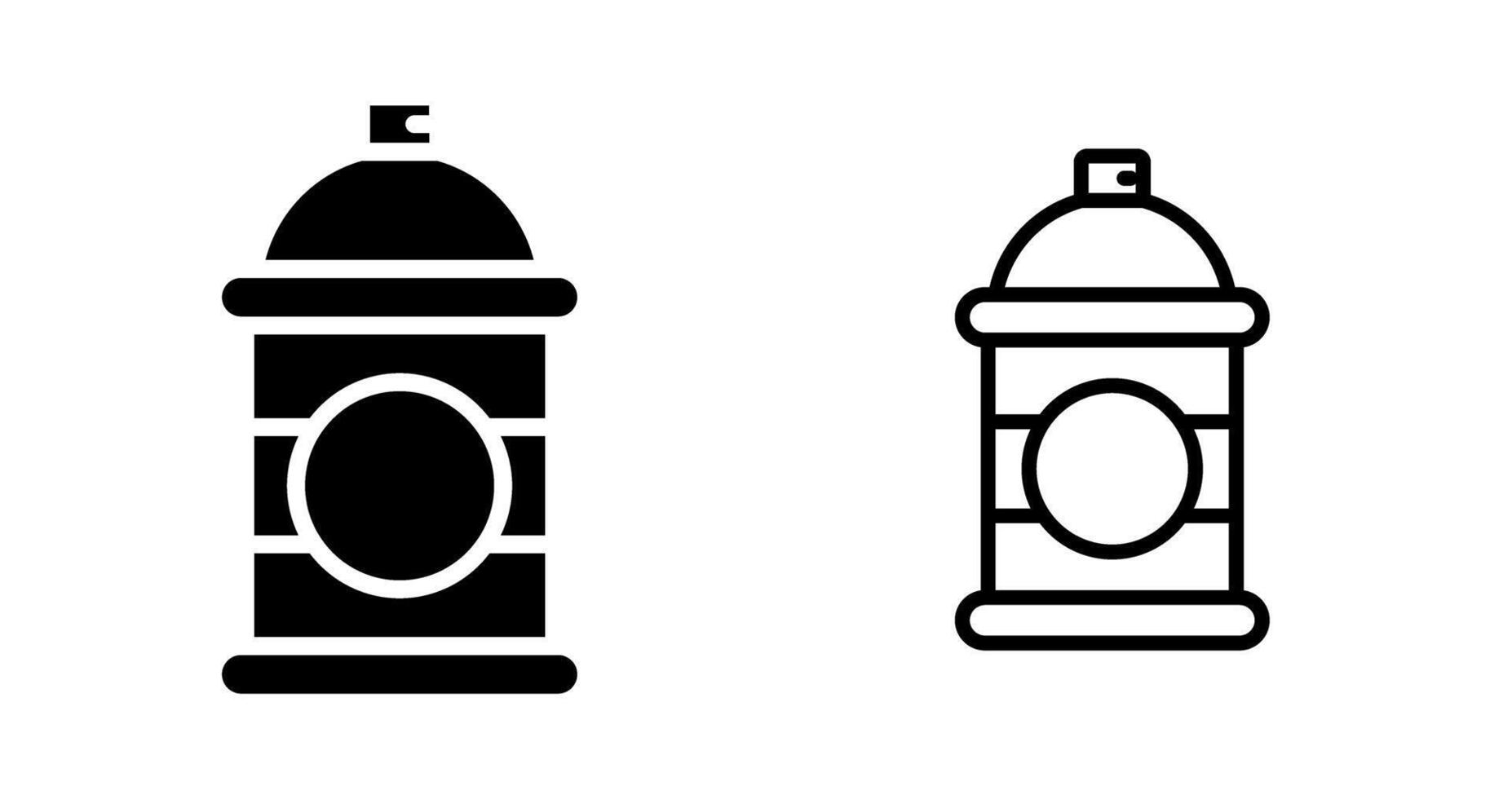 ícone de vetor de lata de spray