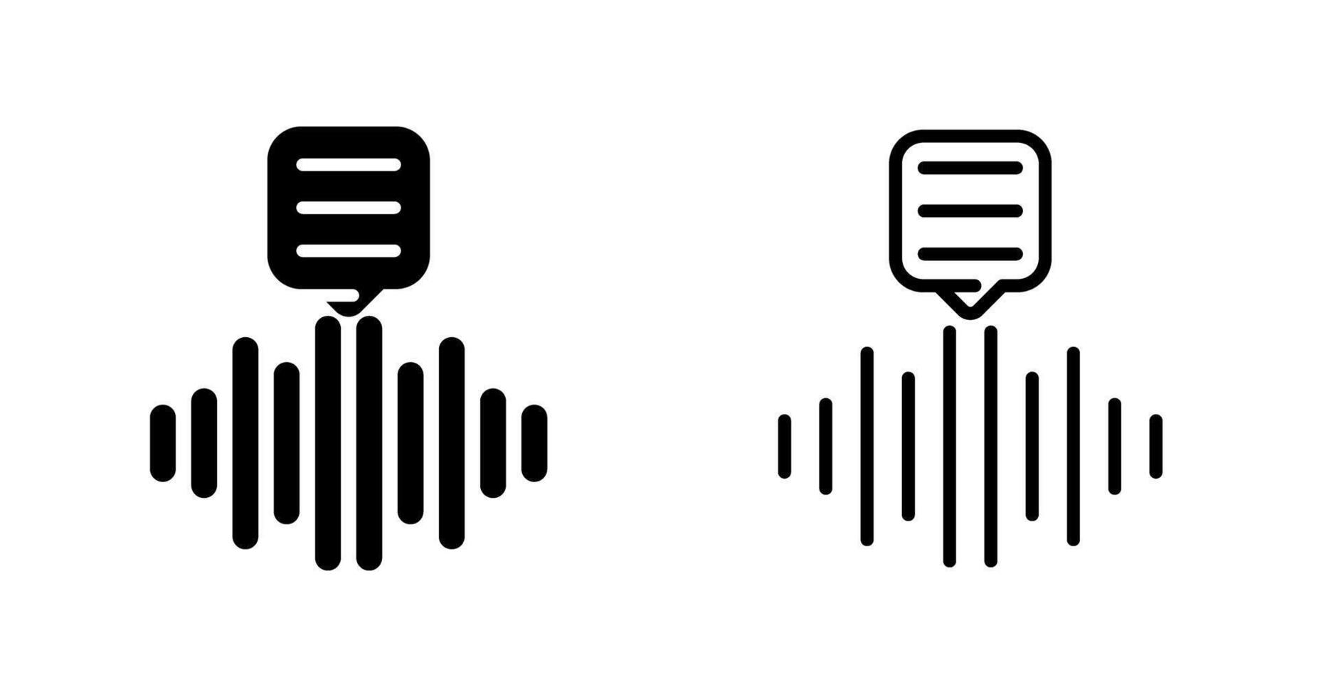 digital voz gravador vetor ícone