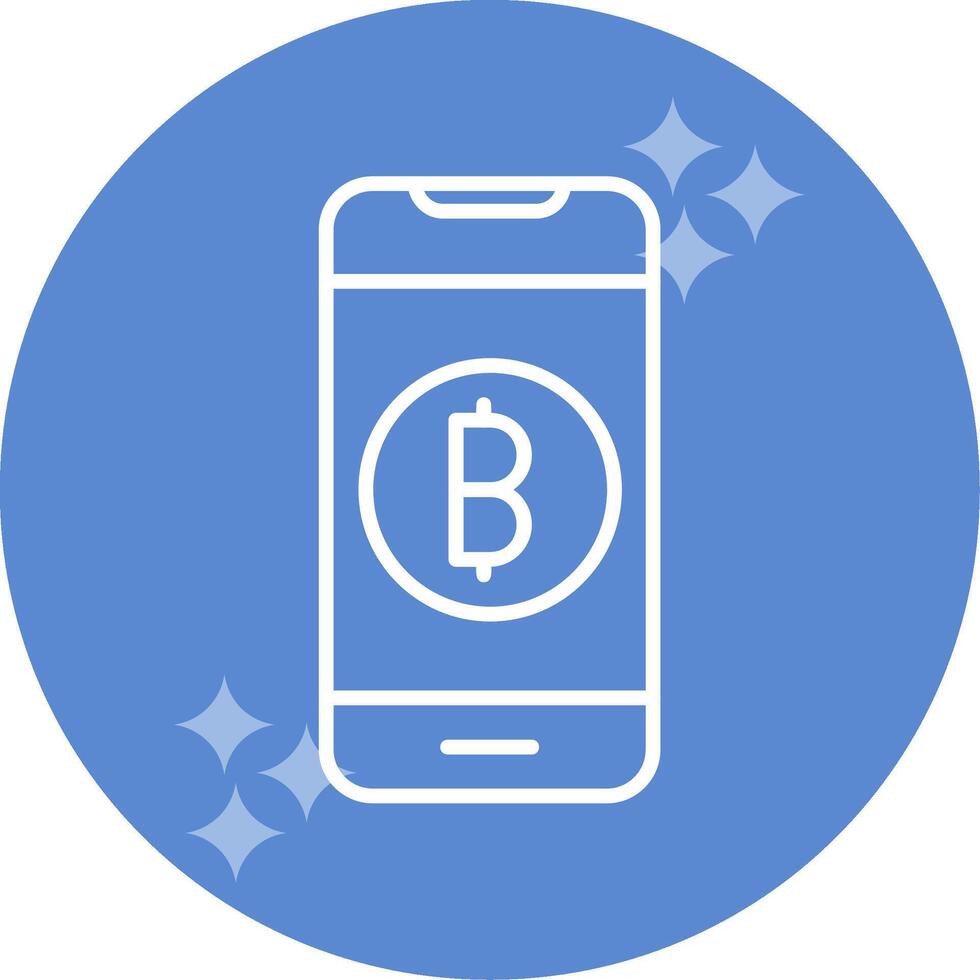 conectados bitcoin Forma de pagamento vetor ícone