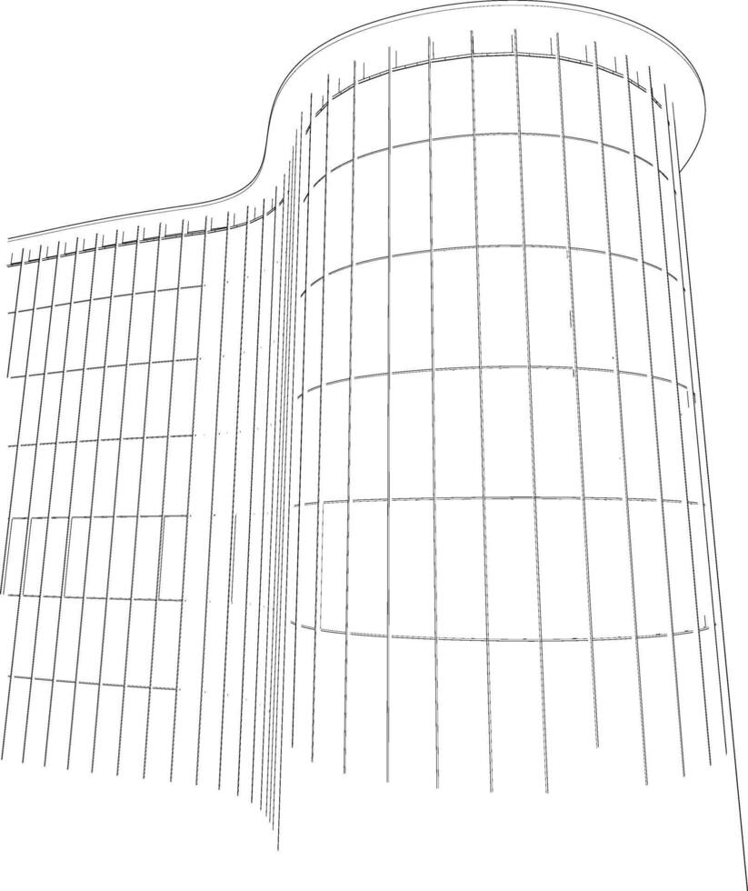 3d ilustração do construção dentro conceito vetor