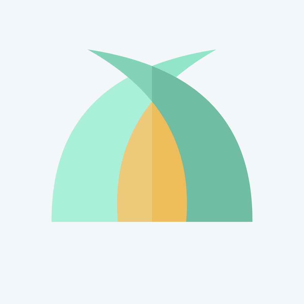 ícone mombasa presas. relacionado para Quênia símbolo. plano estilo. simples Projeto editável. simples ilustração vetor