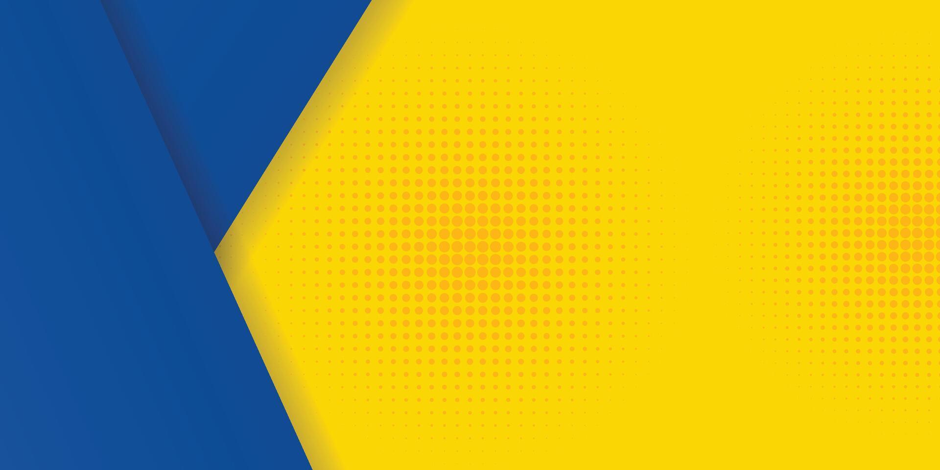 gráfico futurista de hipster moderno abstrato. fundo amarelo com listras. design de textura de fundo abstrato de vetor, pôster brilhante, ilustração em vetor de fundo amarelo e azul de banner.