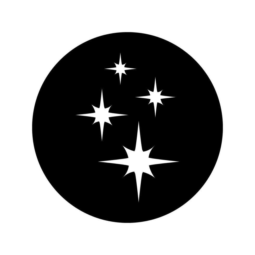 brilhos ícone vetor. cintilante estrelas ilustração placa. brilhando rebentar símbolo. Estrela logotipo. vetor