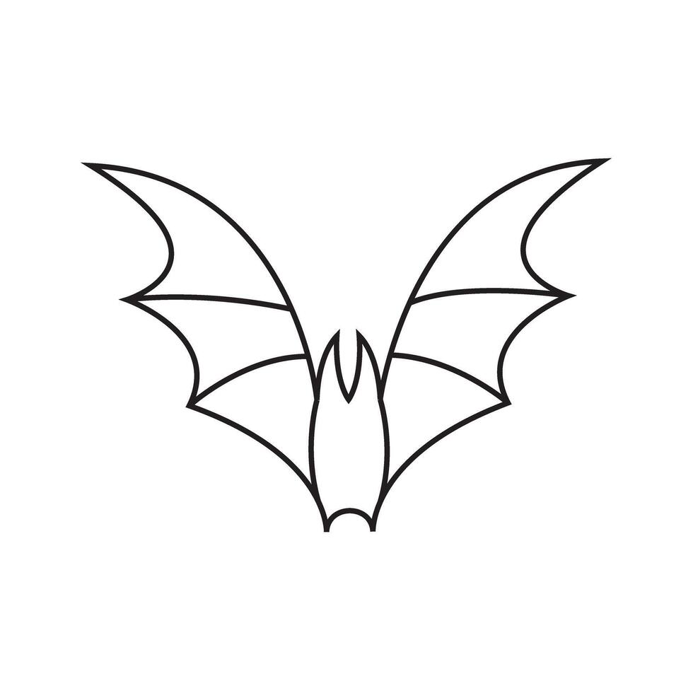 bastão ícone vetor. dia das Bruxas ilustração placa. vampiro símbolo ou logotipo. vetor