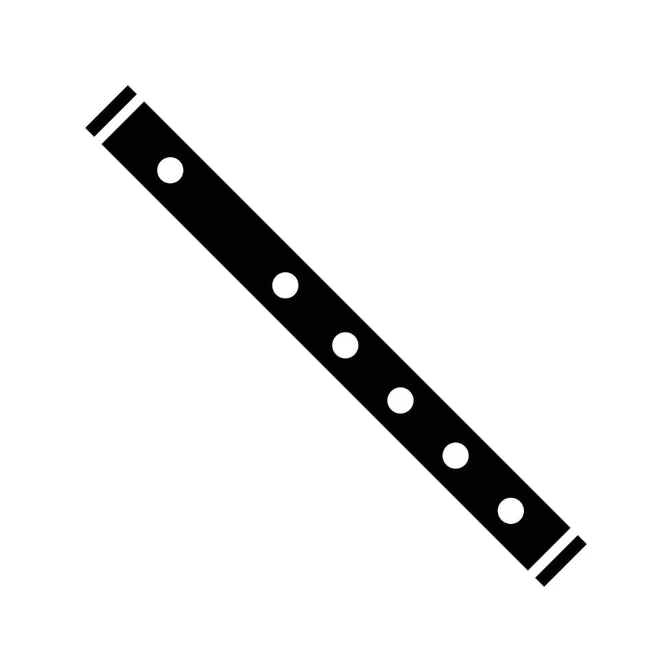 flauta ícone vetor Projeto modelo dentro branco fundo