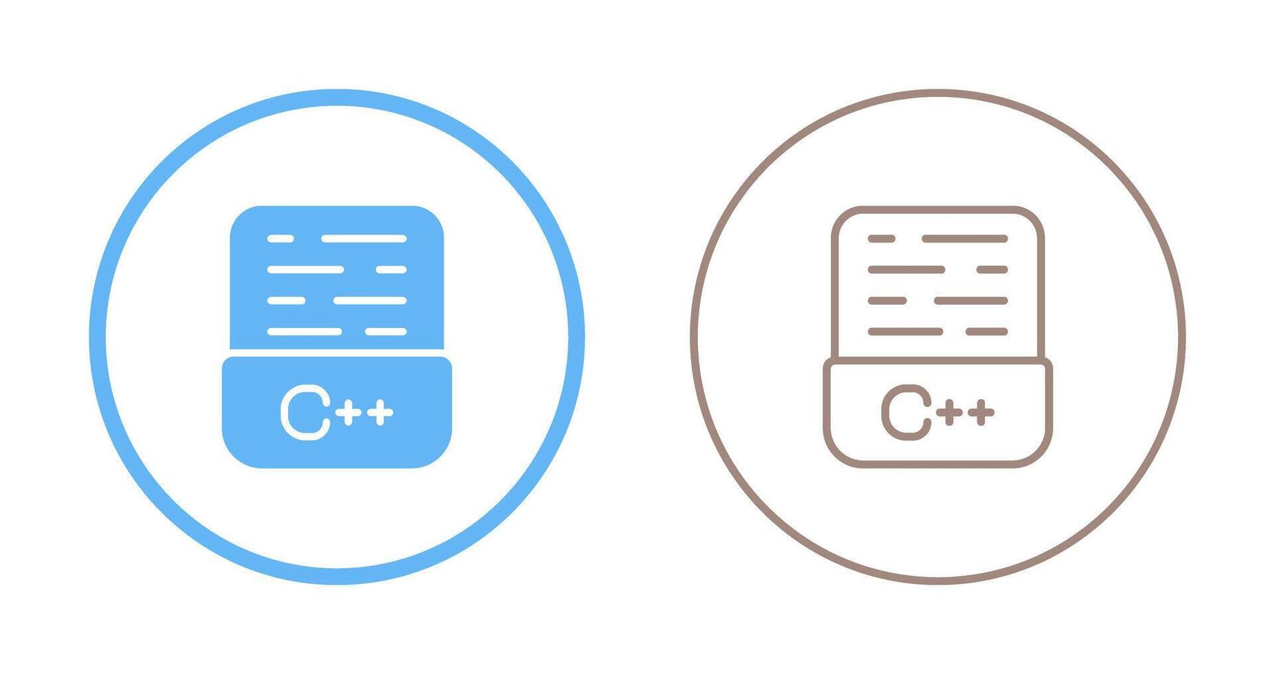 ícone de vetor de linguagem de programação