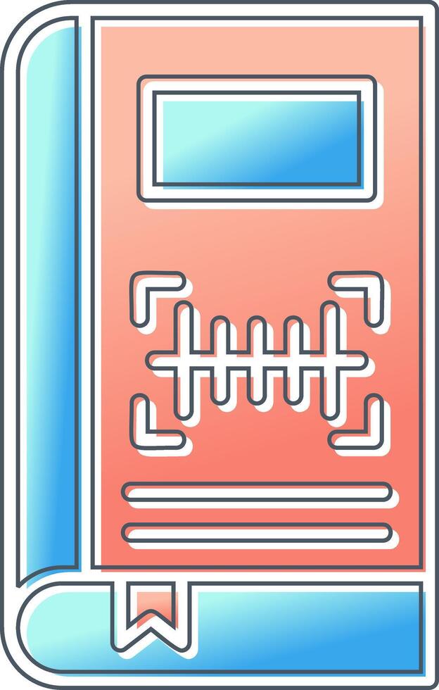 ícone de vetor de código de barras
