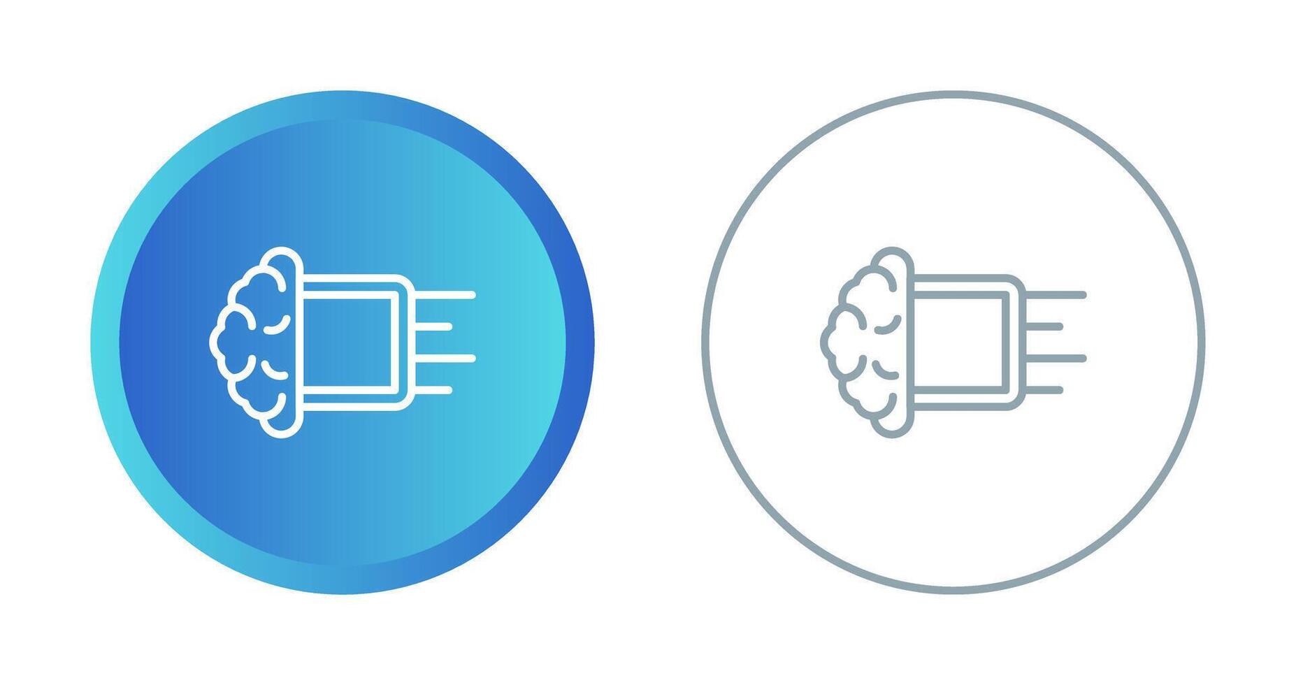 ícone de vetor de aprendizado de máquina