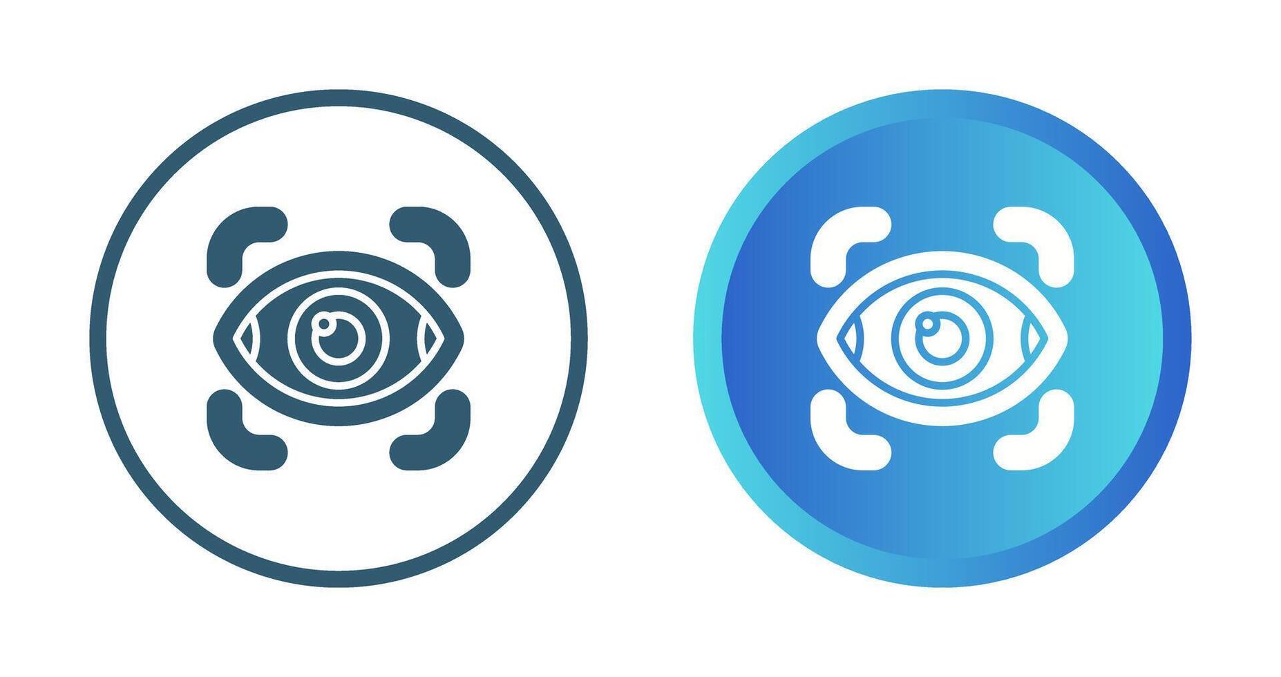 retinal scanner vetor ícone