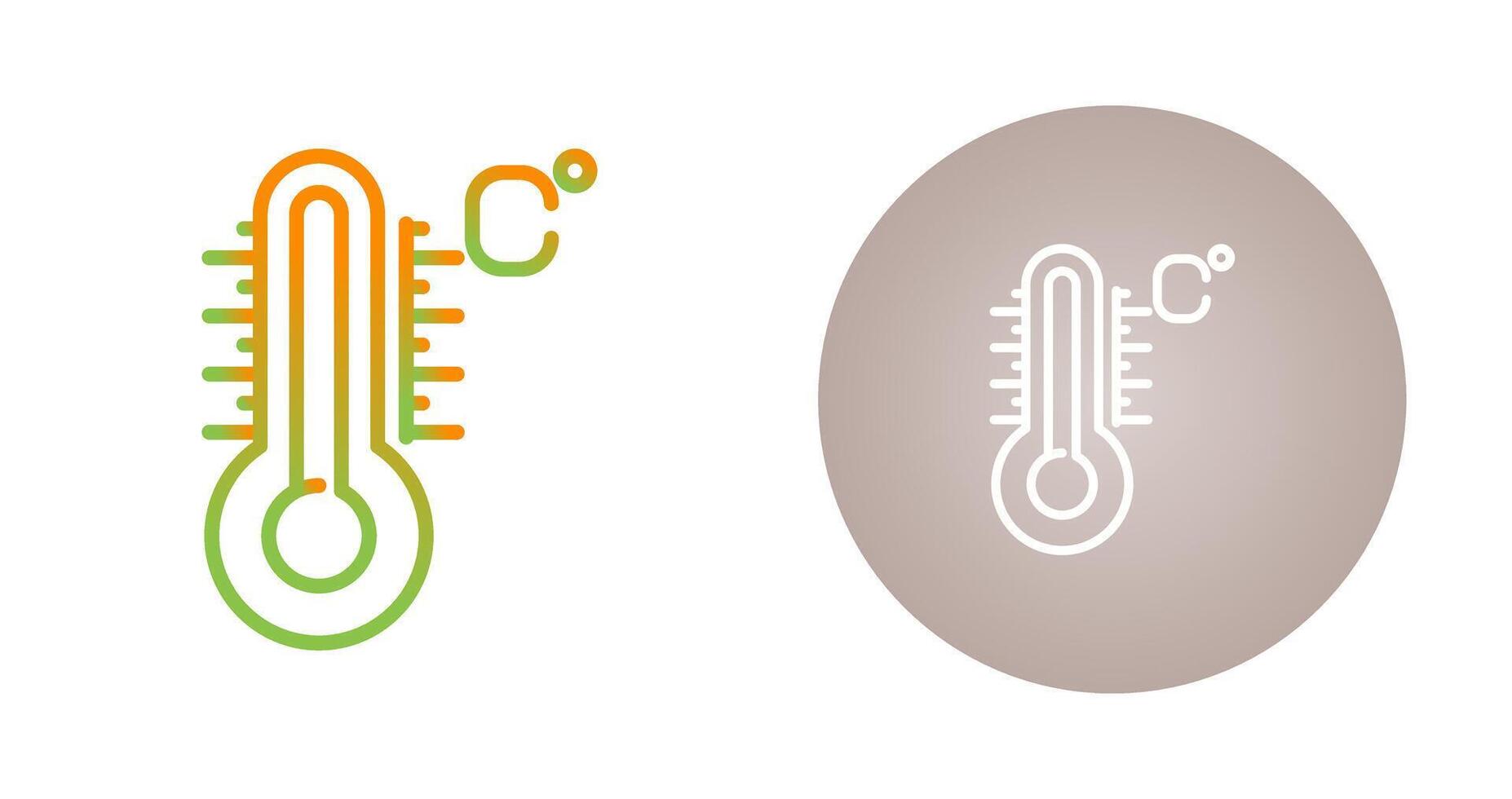 ícone de vetor de temperatura