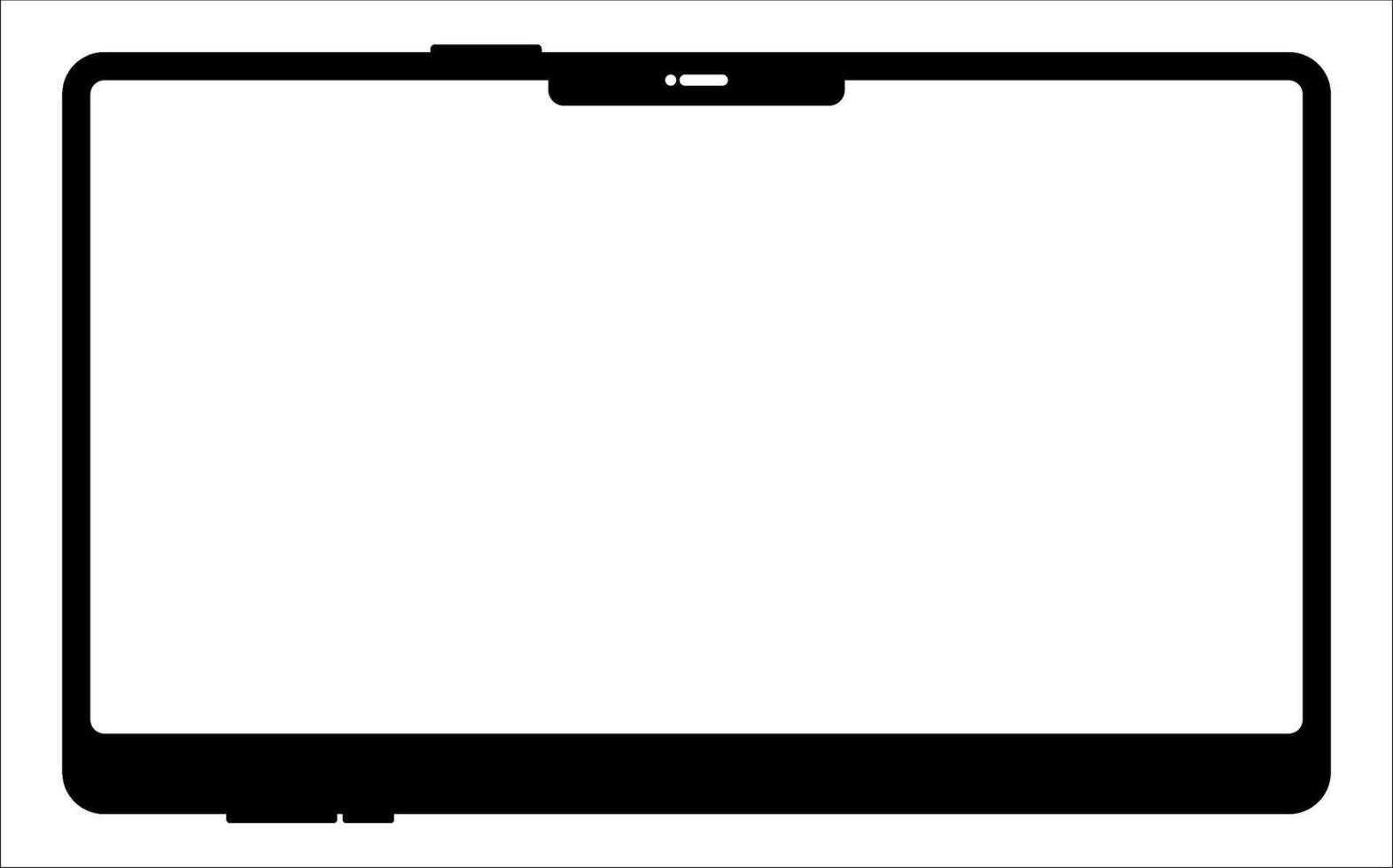 em branco tela tábua quadro, disposição do uma universal conjunto do dispositivos. interface do usuário, tábua brincar para ux para infográficos ou apresentações. vetor