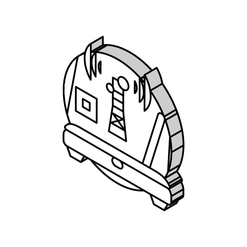 rf tecnologia eletrônicos isométrico ícone vetor ilustração