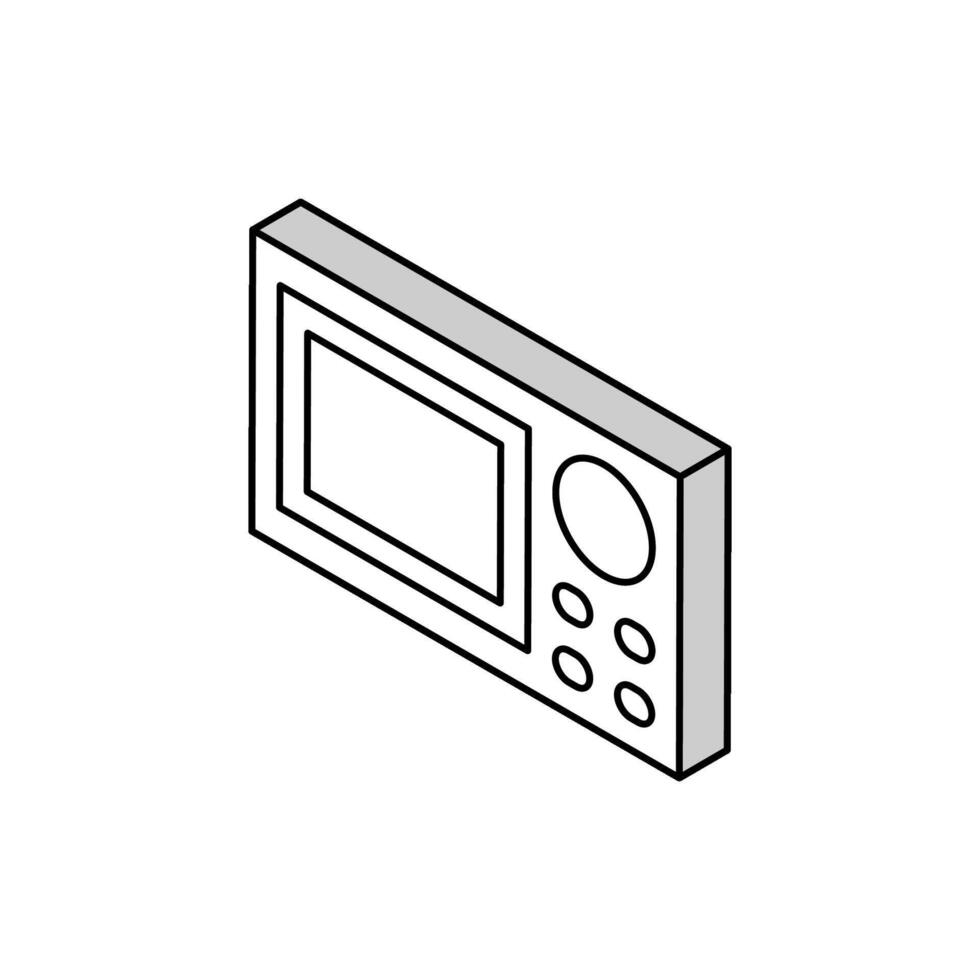 navegação sistema isométrico ícone vetor ilustração