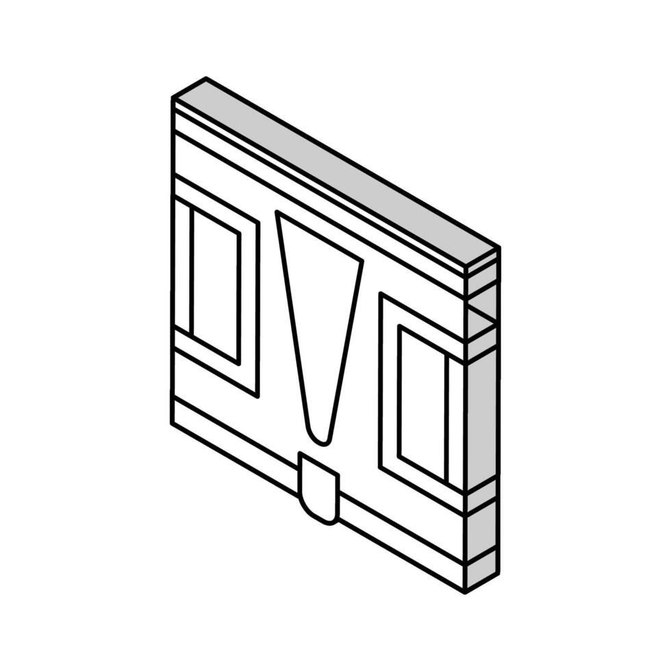 chão iluminação isométrico ícone vetor ilustração