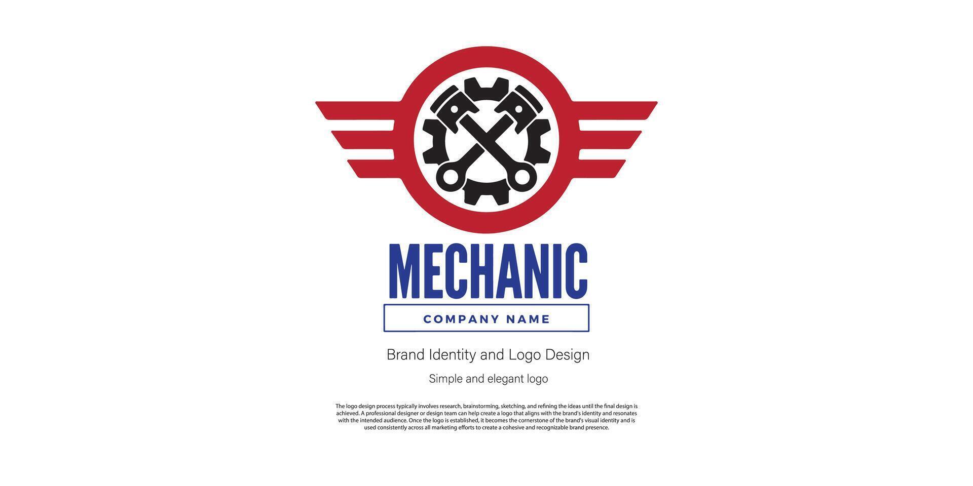 mecânico amd automotivo logotipo Projeto para logotipo desenhador ou rede desenvolvedor vetor