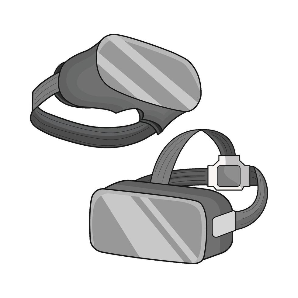 ilustração do vr óculos vetor