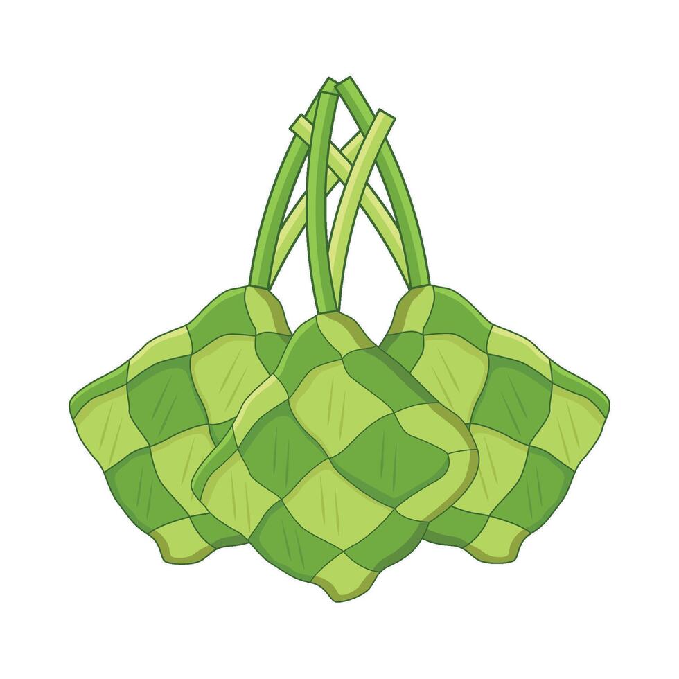 ilustração do ketupat vetor