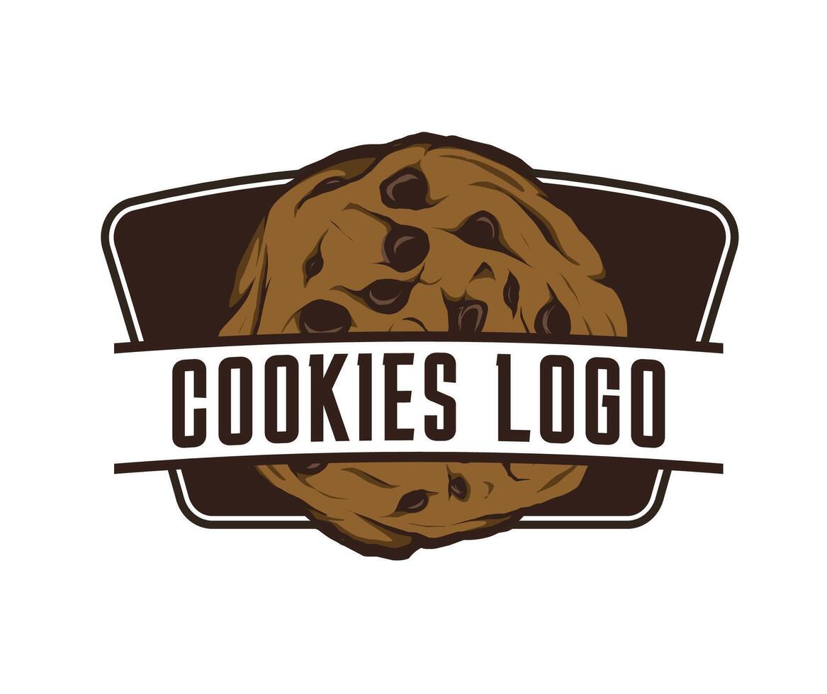 biscoitos logotipo conceito para modelo vetor