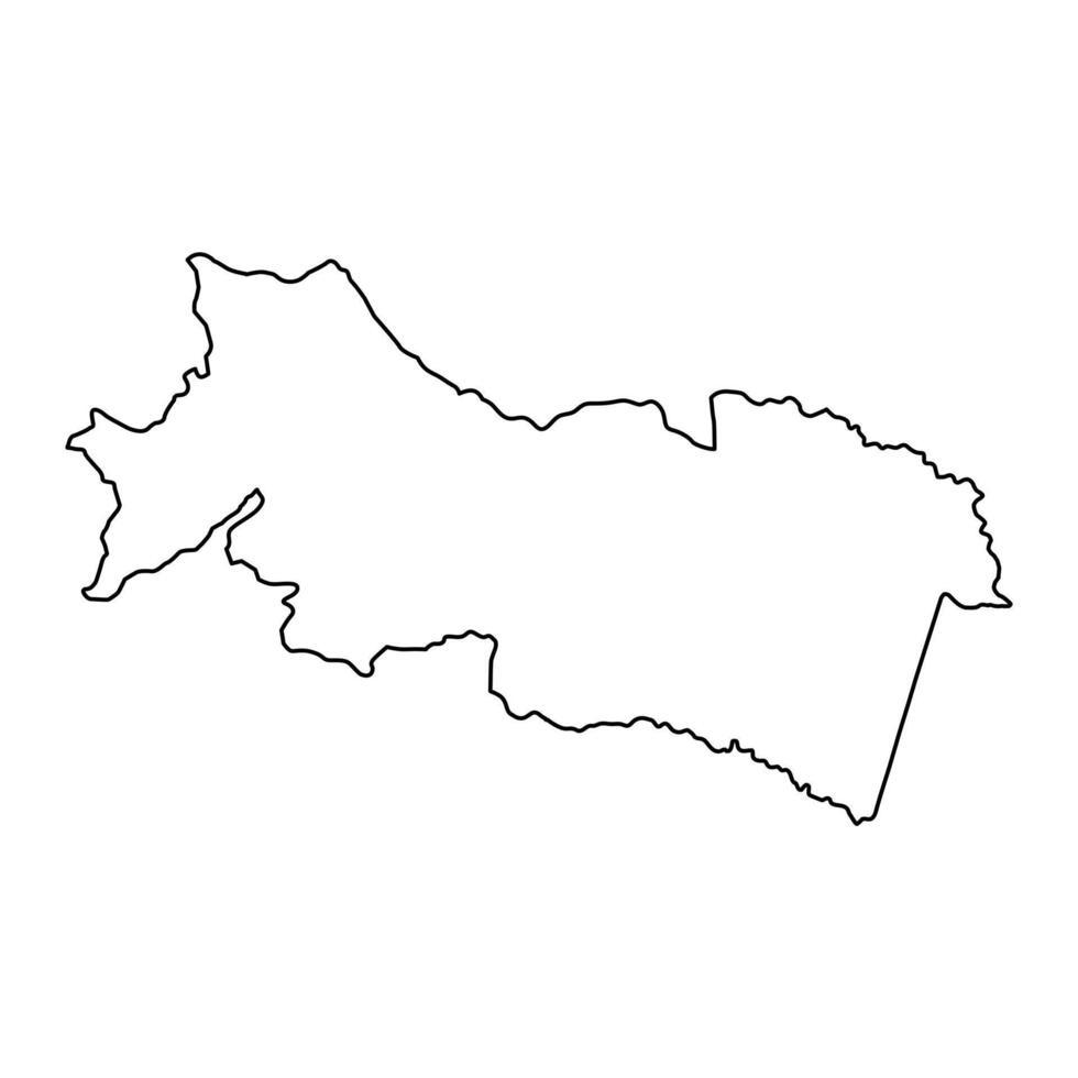 orellana província mapa, administrativo divisão do Equador. vetor ilustração.