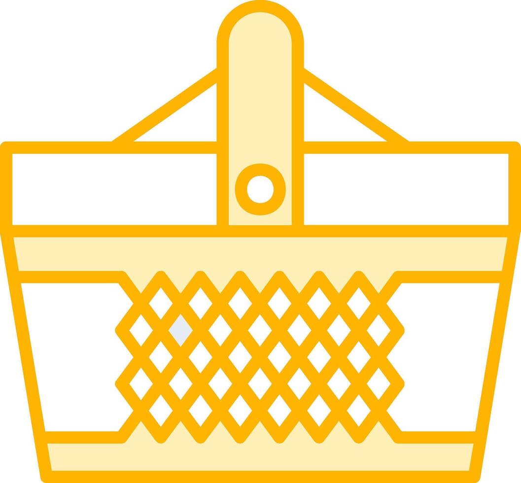 ícone de vetor de cesta