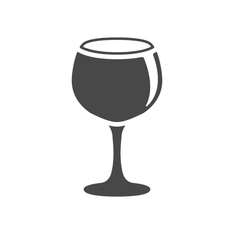 vinho vidro ícone Projeto vetor modelo