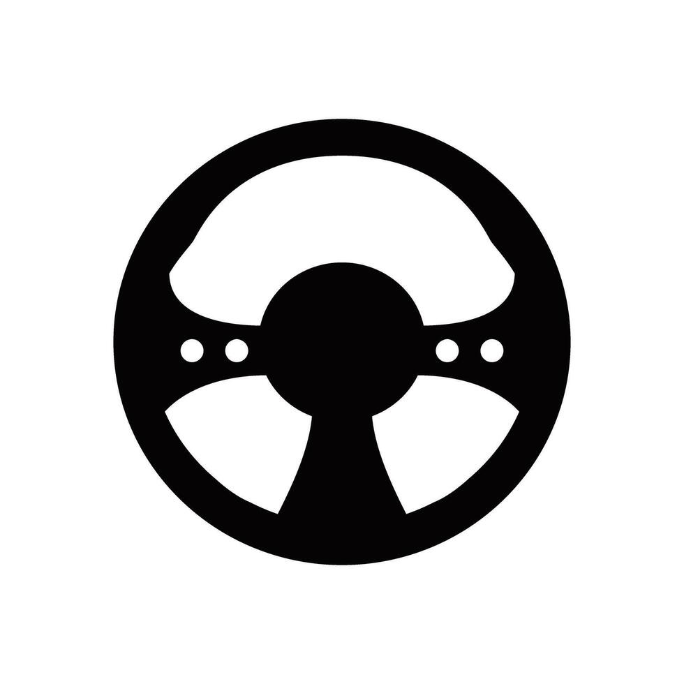 direção roda ícone vetor. máquina ao controle ilustração placa. dirigir símbolo ou logotipo. vetor