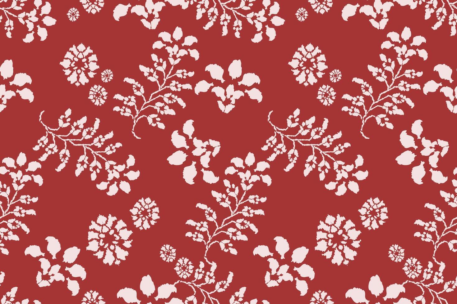 ikat floral paisley bordado em branco plano de fundo.ikat étnico oriental desatado padronizar tradicional.asteca estilo abstrato vetor ilustração.design para textura,tecido,vestuário,embrulho,decoração.