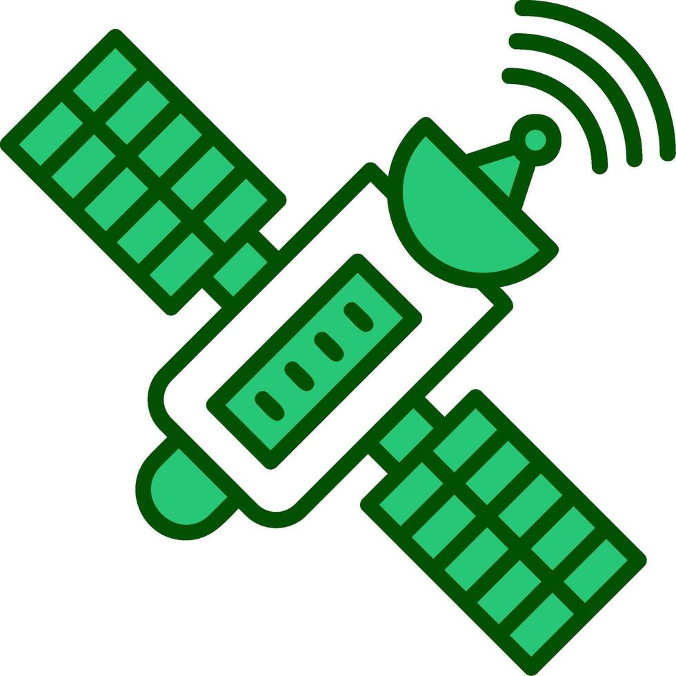 ícone de vetor de satélite