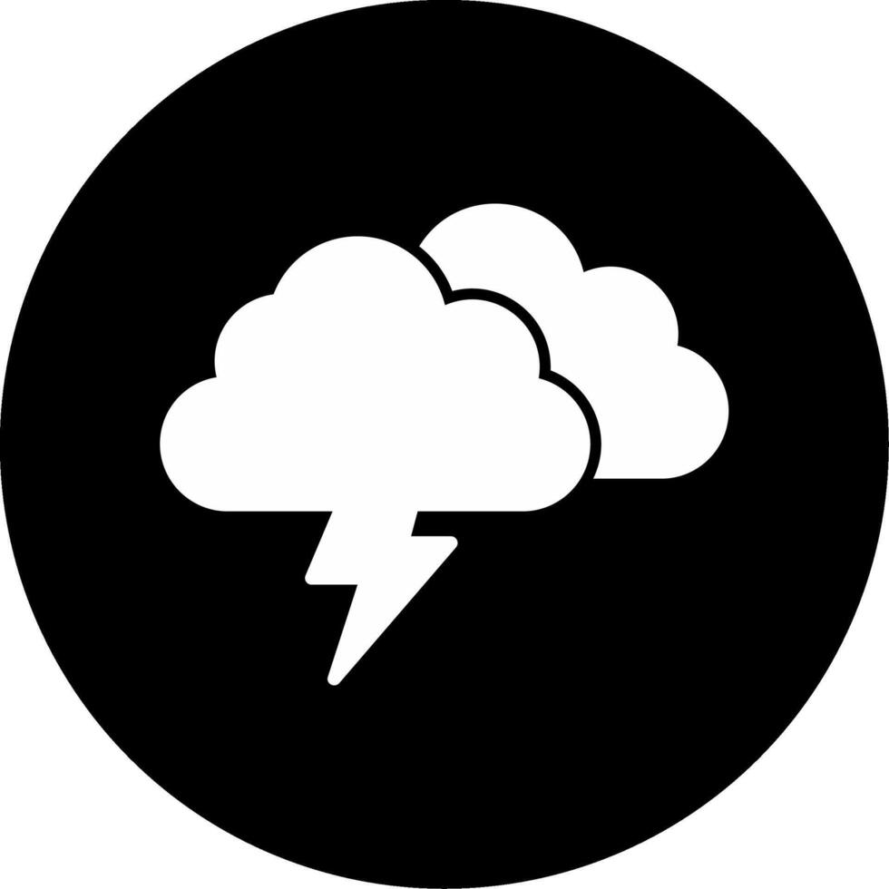 ícone de vetor de tempestade