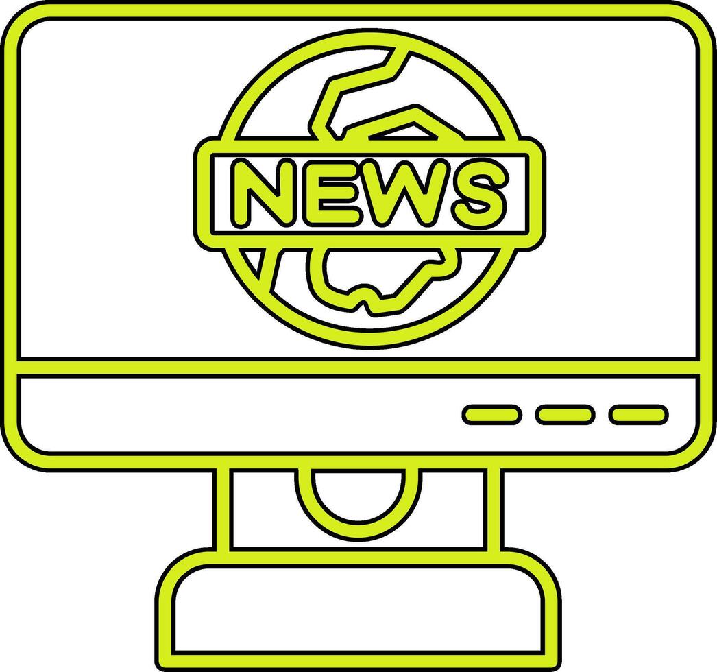 ícone de vetor de relatório de notícias