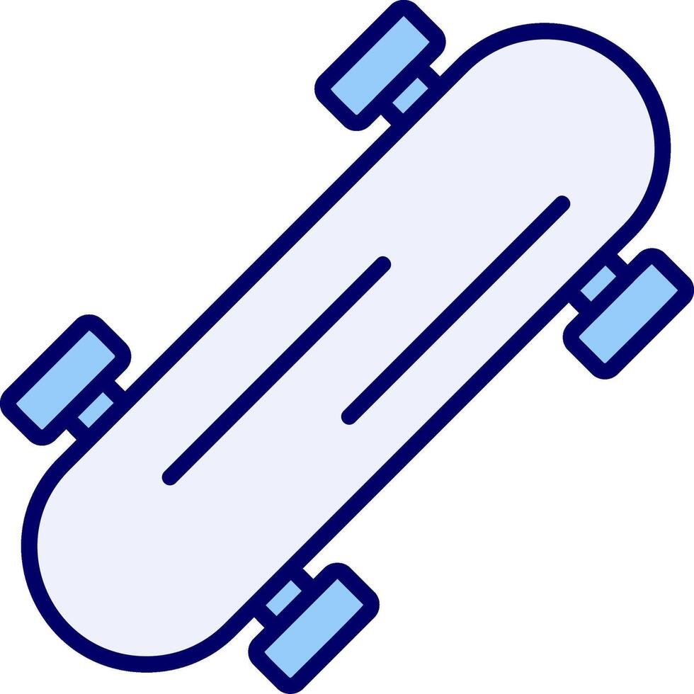 ícone de vetor de skate