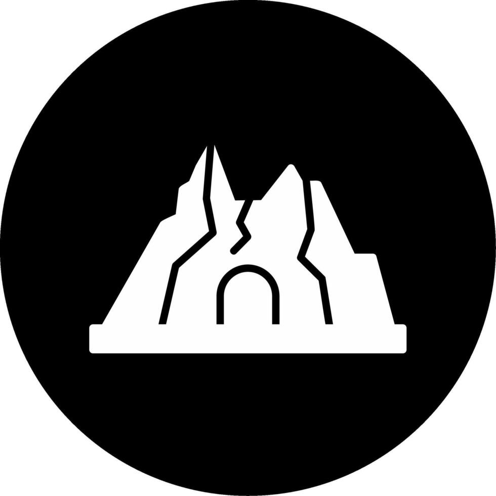 ícone de vetor de caverna