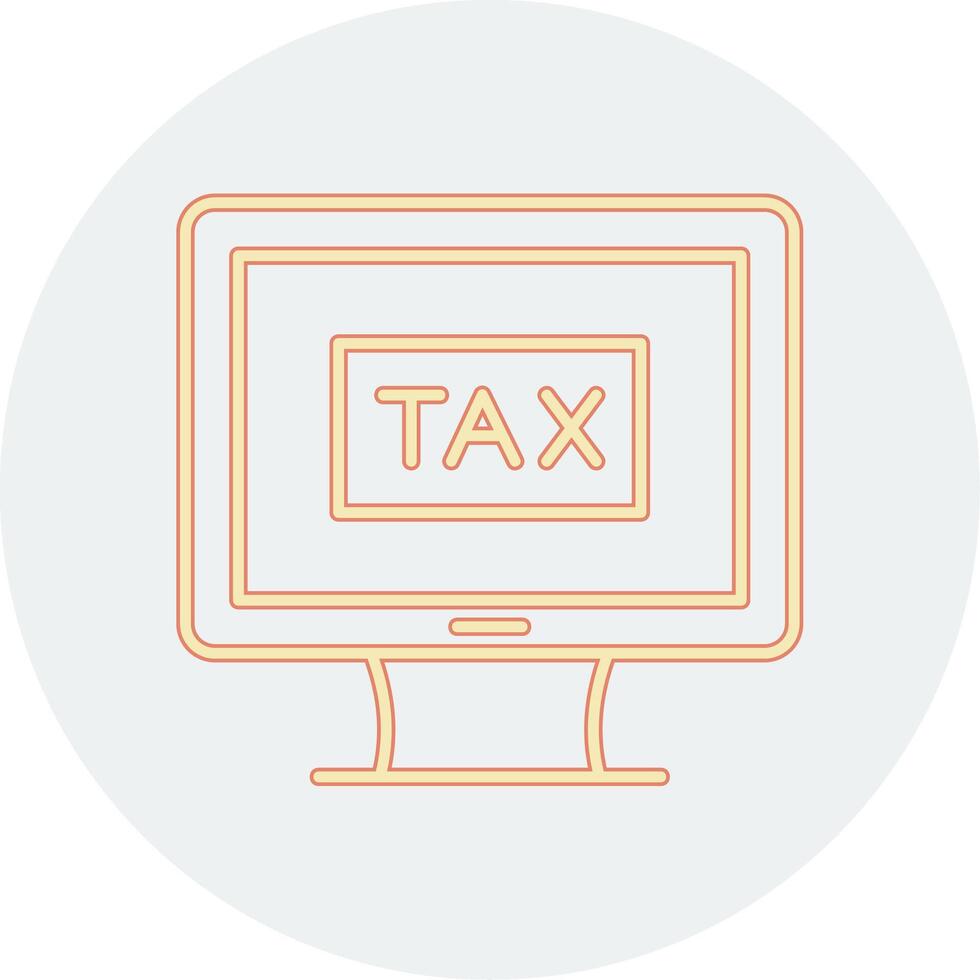 ícone de vetor de imposto