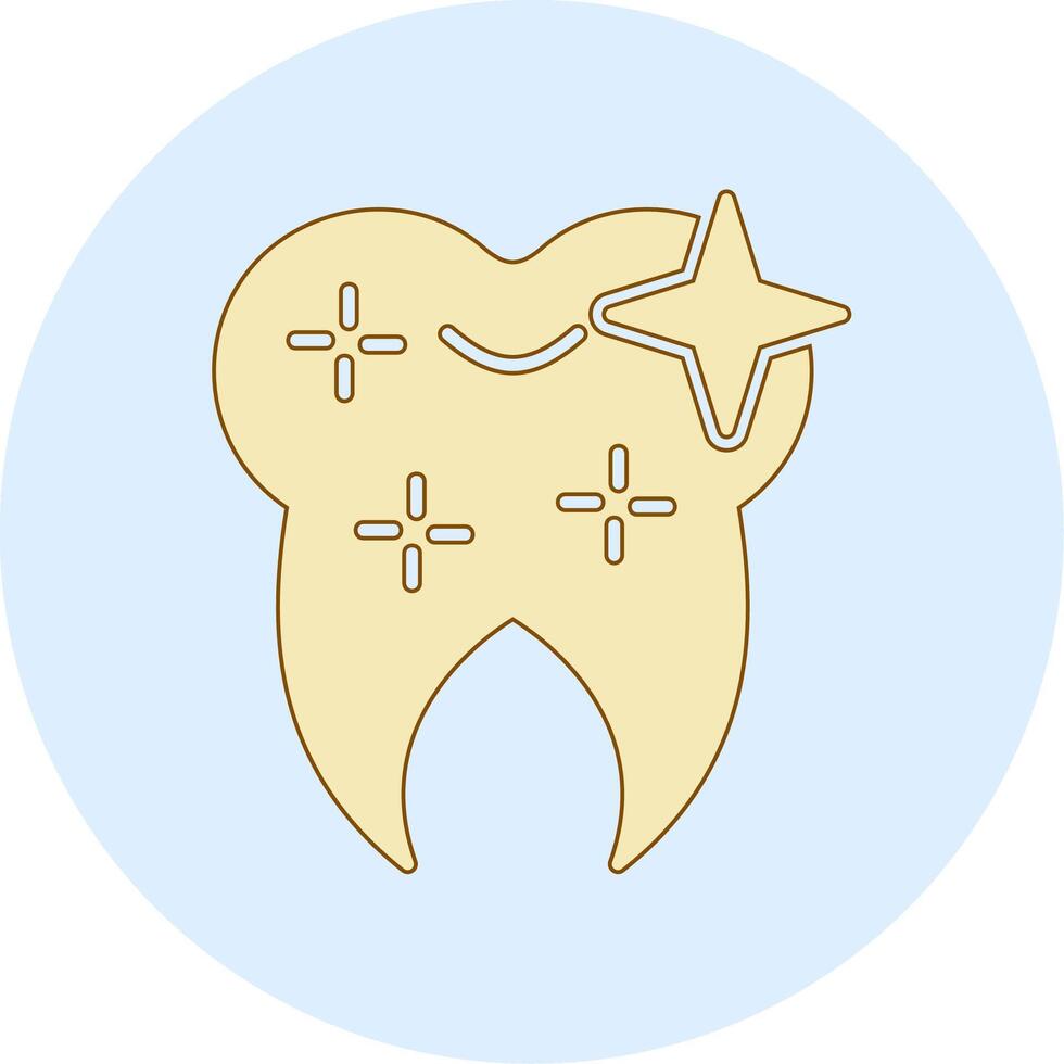 saudável limpar \ limpo dente vetor ícone