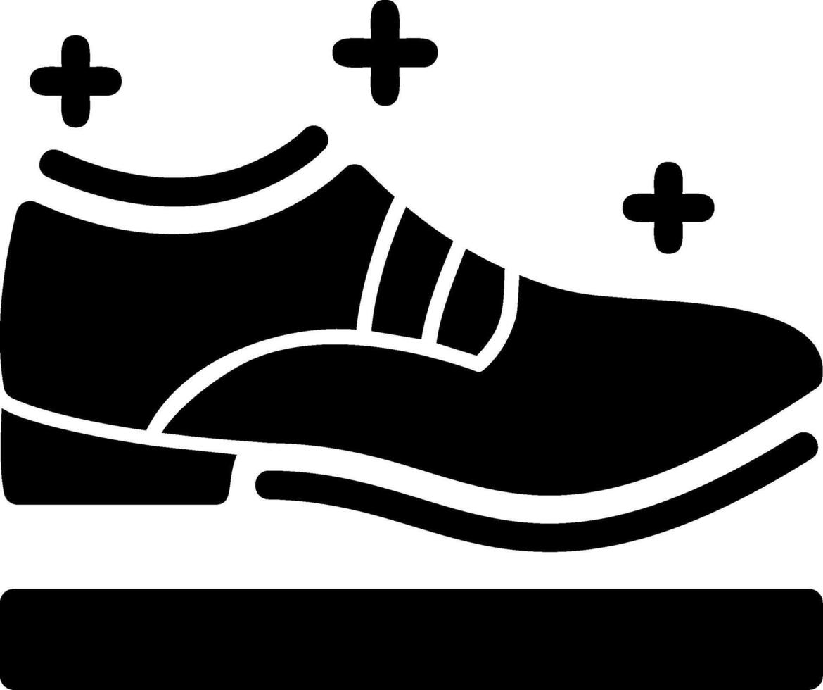 ícone de glifo de sapato vetor