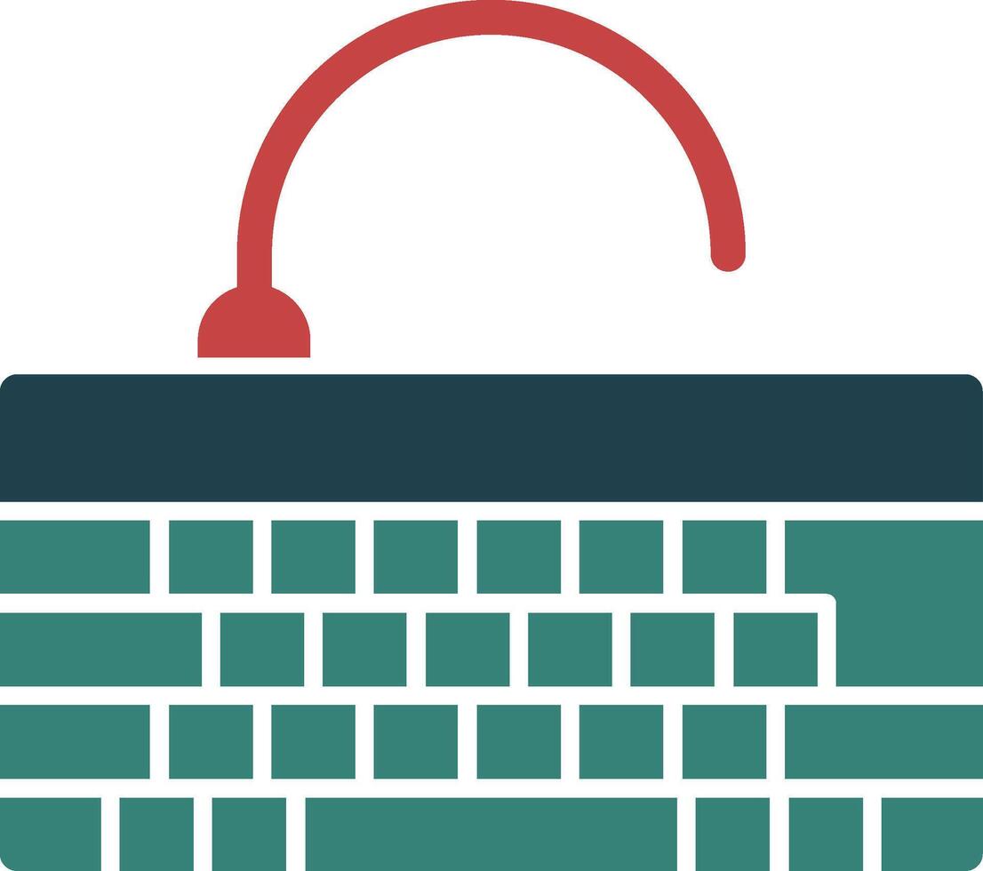 ícone de duas cores de glifo de teclado vetor